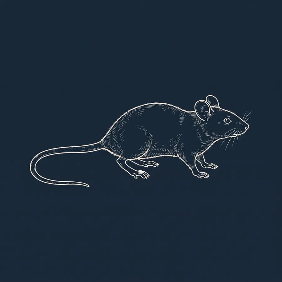 Щури та миші — Rattus norvegicus, наукова таблиця